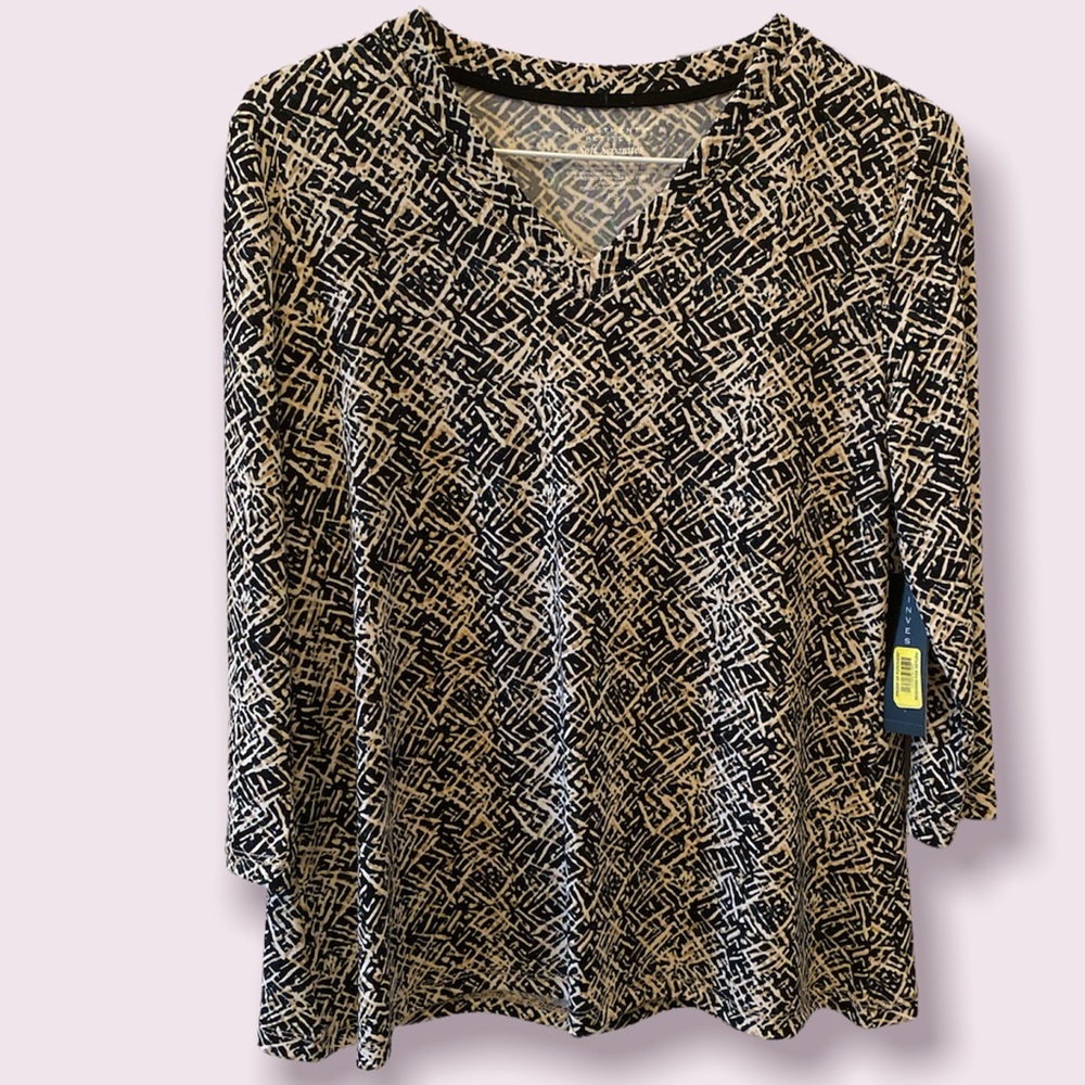 NWT - Investments petite blouse